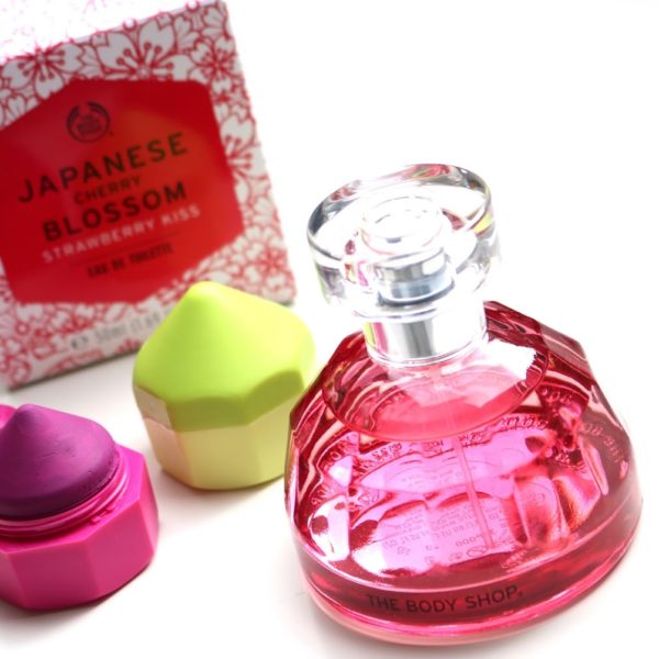 Review | The Body Shop – Lip juicers & Japanese cherry blossom strawberry kiss Eau de Toilette