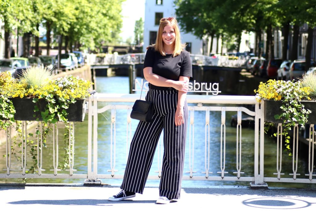 Much love for pants with stripes on it!