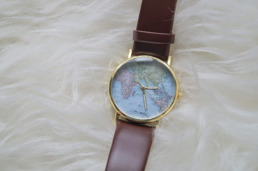 New in – Wereld horloge.